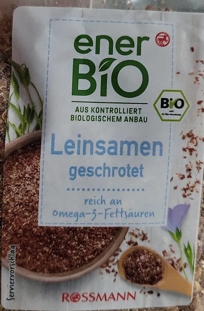 Leinsamen geschrotet