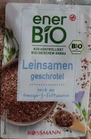 Leinsamen geschrotet