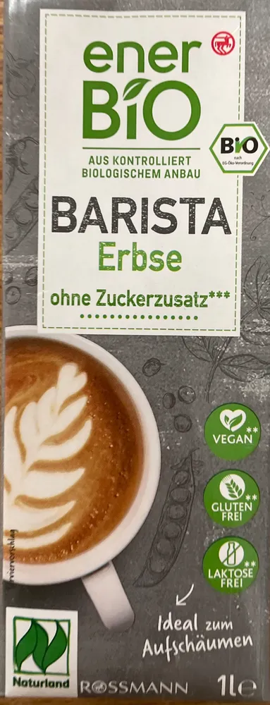 Bio Getränk auf fermentierter Erbsenbasis