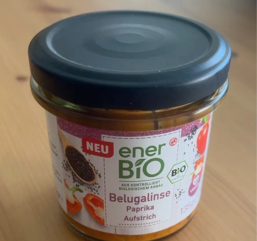 Belugalinse Paprika Aufstrich