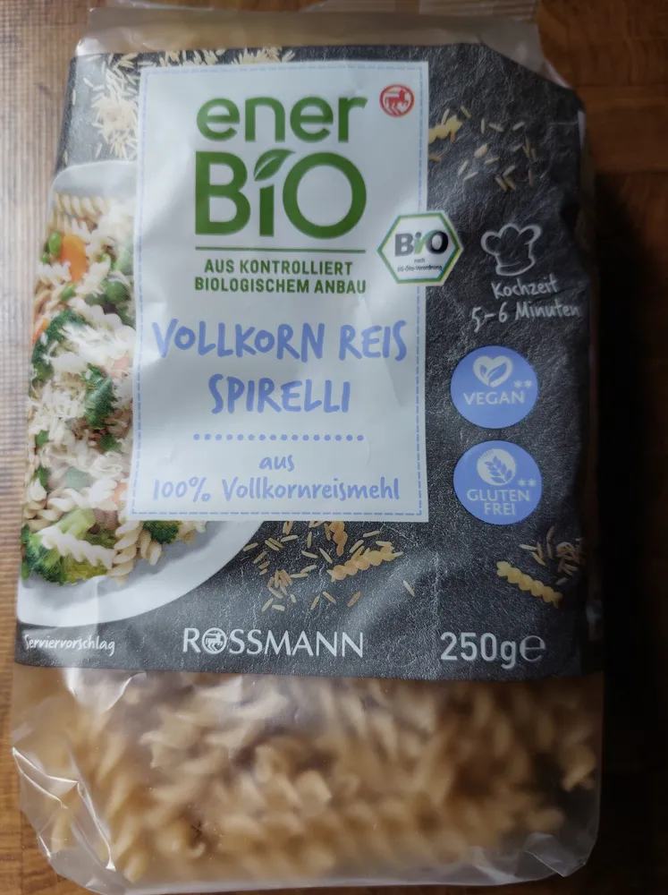 Vollkorn Reis Spirelli