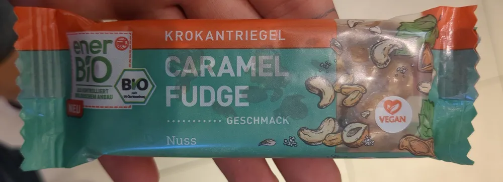 Krokantriegel Caramel Fudge
