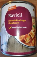 Ravioli in Tomaten-Fleisch-Sauce