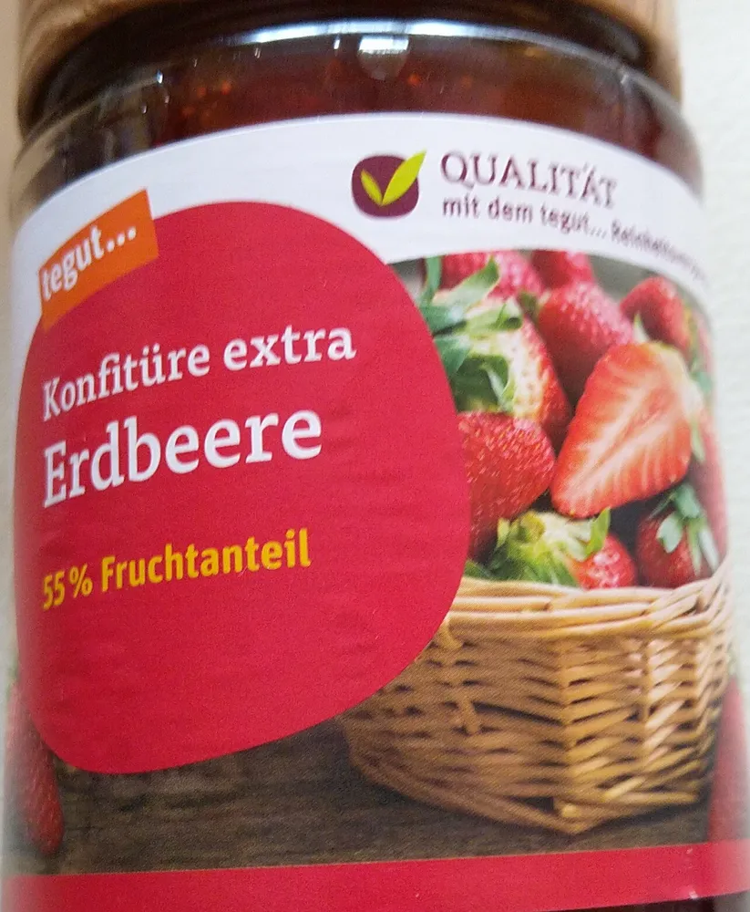 Konfitüre extra Erdbeere