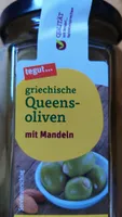 griechisch Queensoliven mit Mandeln
