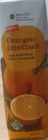 Orangen direktsaft