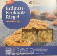 Erdnuss-Krokant-Riegel