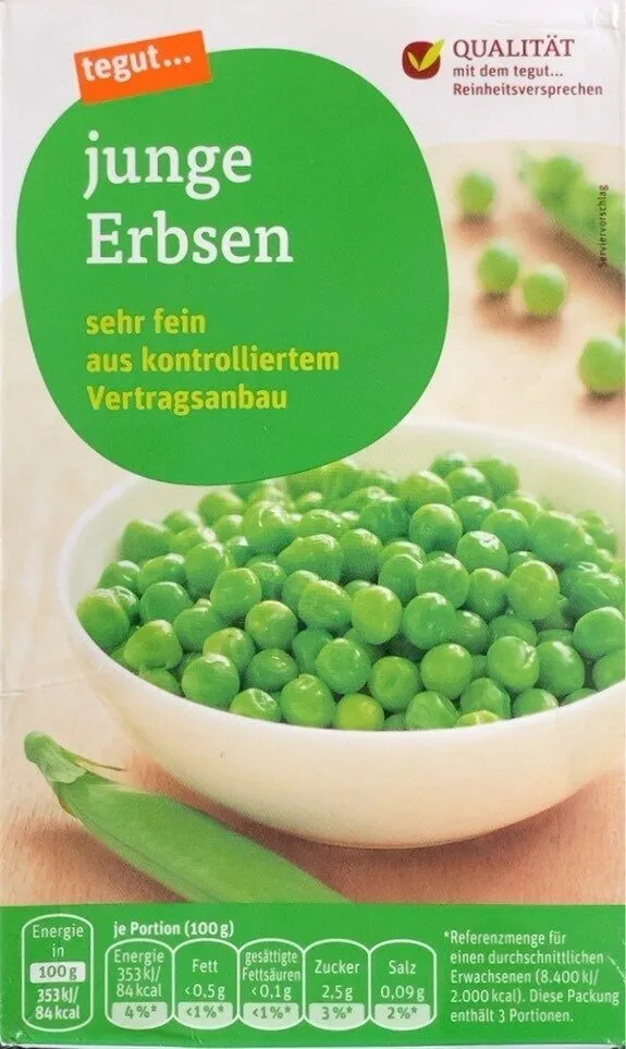 junge Erbsen