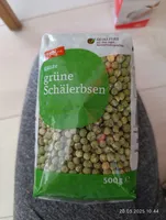grüne Schälerbsen ganz