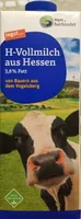 H-Vollmilch aus Hessen 3,8% Fett