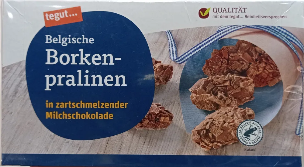Belgische Borkenpralinen Milchschokolade