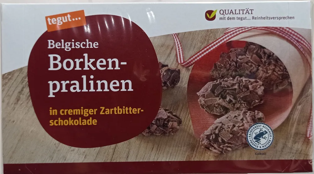 Belgisches Borkenpralinen