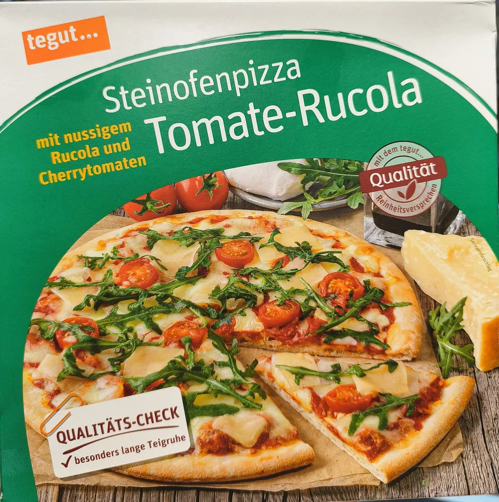 Steinofen-Pizza Tomate-Rucola