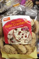 Hafer-Cranberry Mini Cookies