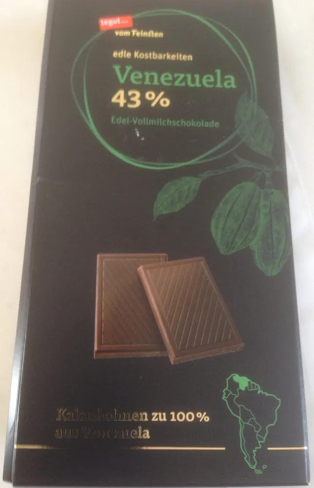 Venezuela 43% Edel-Vollmilchschokolade