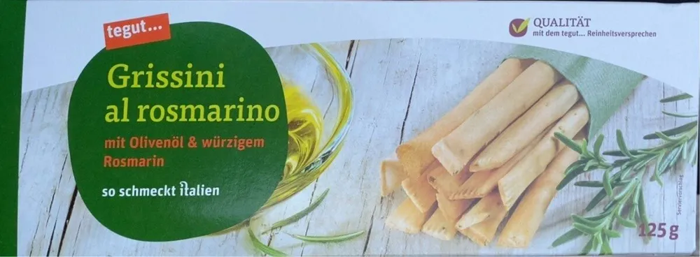 Grissini al rosmarino