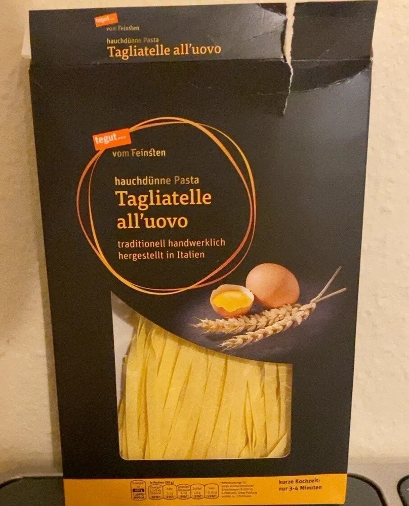 Tagliatelle all‘uovo