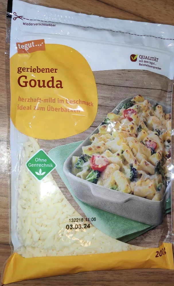 Geriebener Gouda 48 %