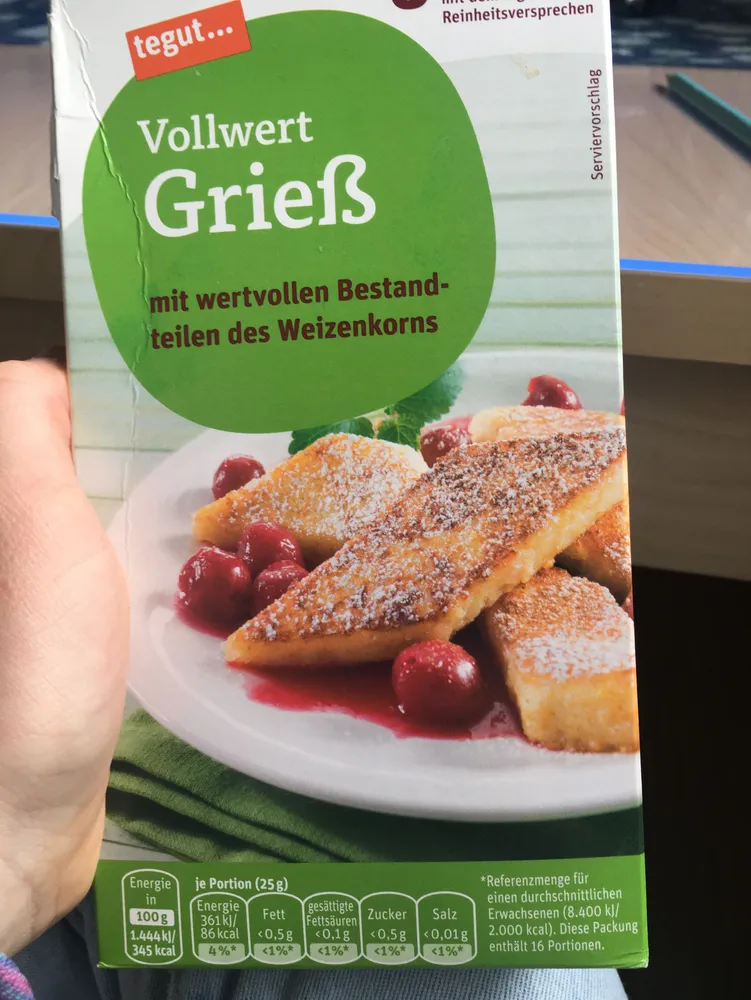 Vollwertgrieß