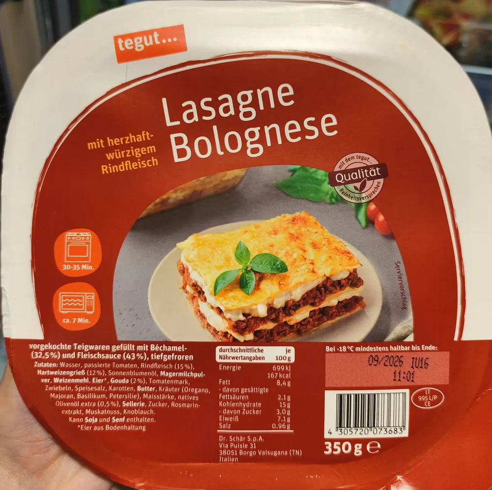 Lasagne Bolognese