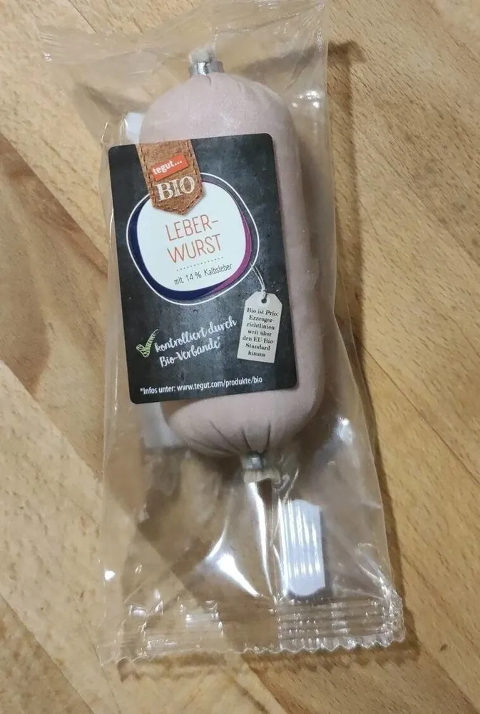 Bio-Leberwurst mit Kalbsleber