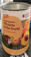 Pfirsiche halbe Frucht