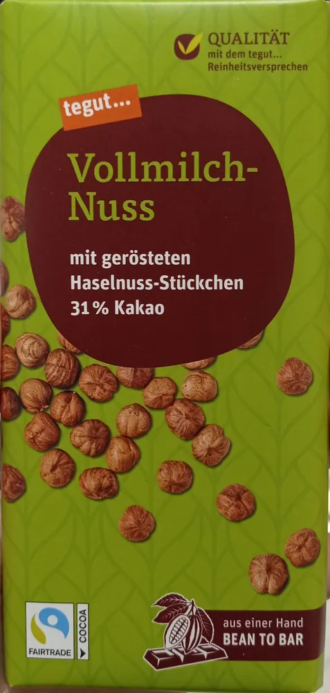 Vollmilch Nuss