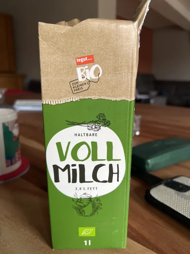 tegut Bio haltbare Vollmilch
