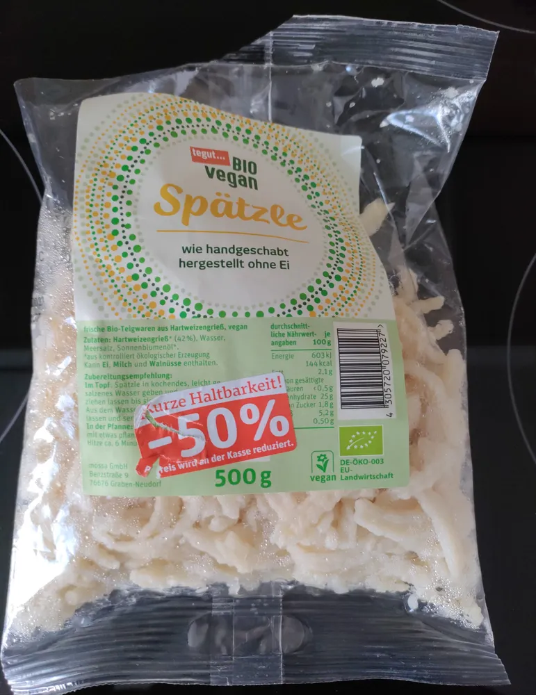Spätzle vegan