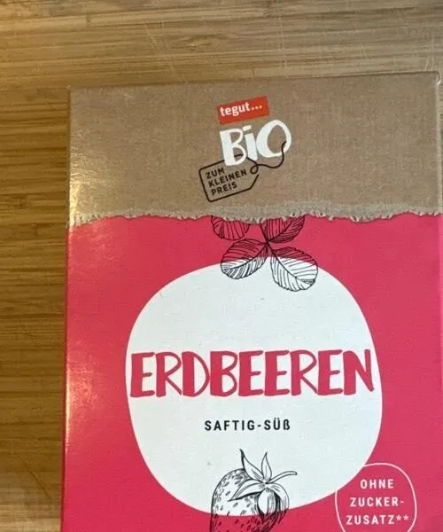Bio Erdbeeren gefroren