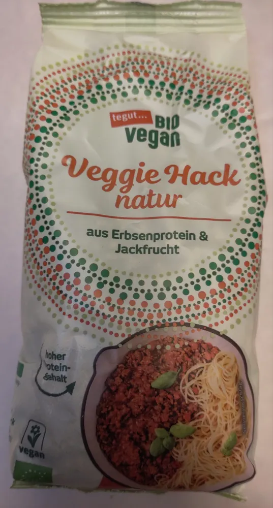 Veggie Hack natur aus Erbsenprotein und Jackfrucht