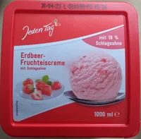 Erdbeer-Fruchteiscreme
