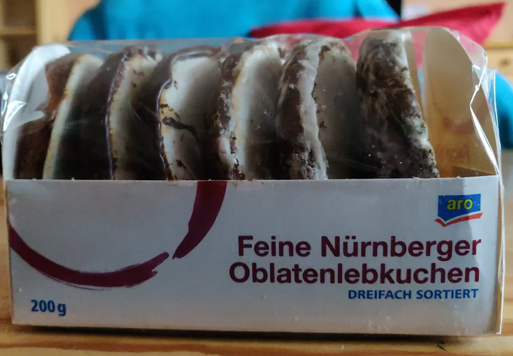 Feine Nürnberger Obladenlebkuchen
