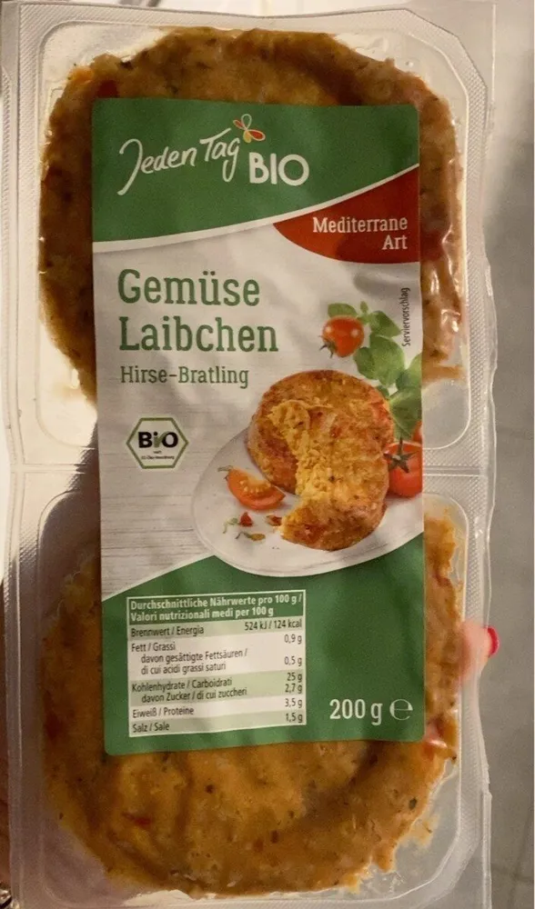 Gemüse Laibchen
