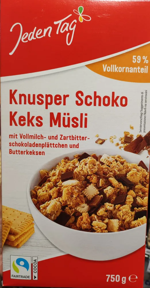 Knusper Schoko Keks Müsli