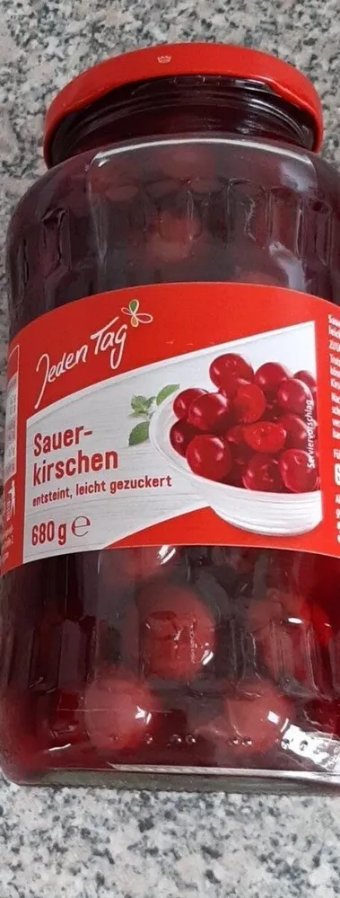 Sauerkirschen entsteint
