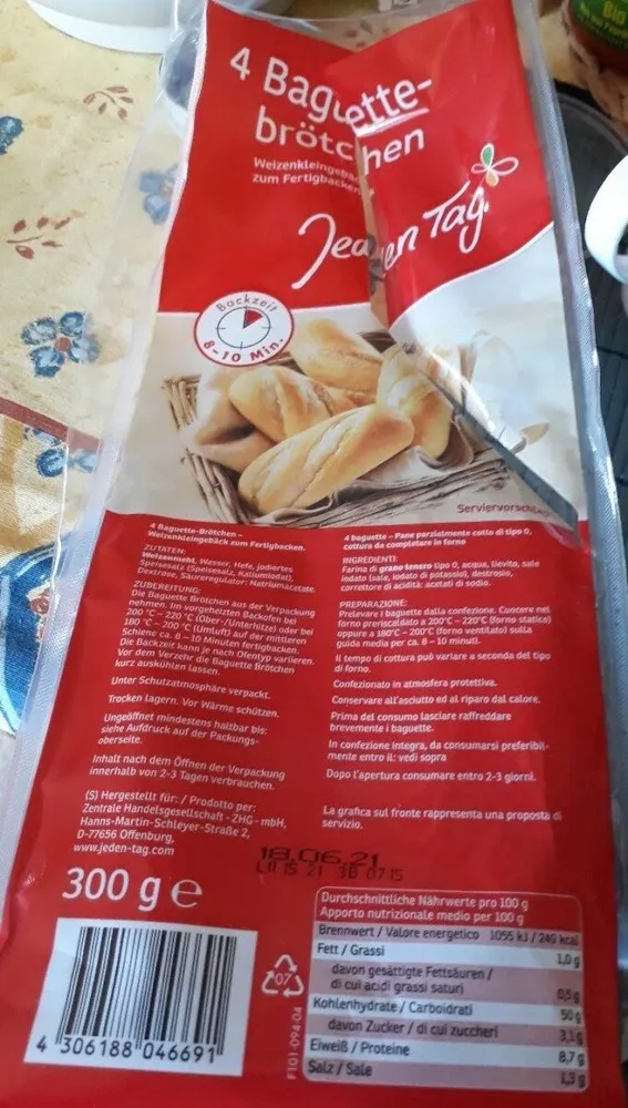 Baguette Brötchen