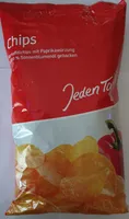 Kartoffelchips Paprikawürzung