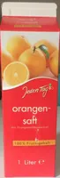 Orangensaft 100% Fruchtgehalt