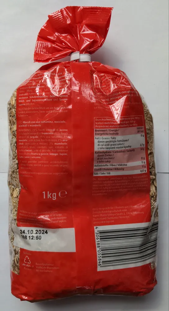 Traube-nuss-müsli