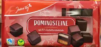 Dominosteine mit 25% Zartbitterschokolade