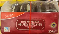 Feine Nürnberger Oblaten-Lebkuchen schokoliert