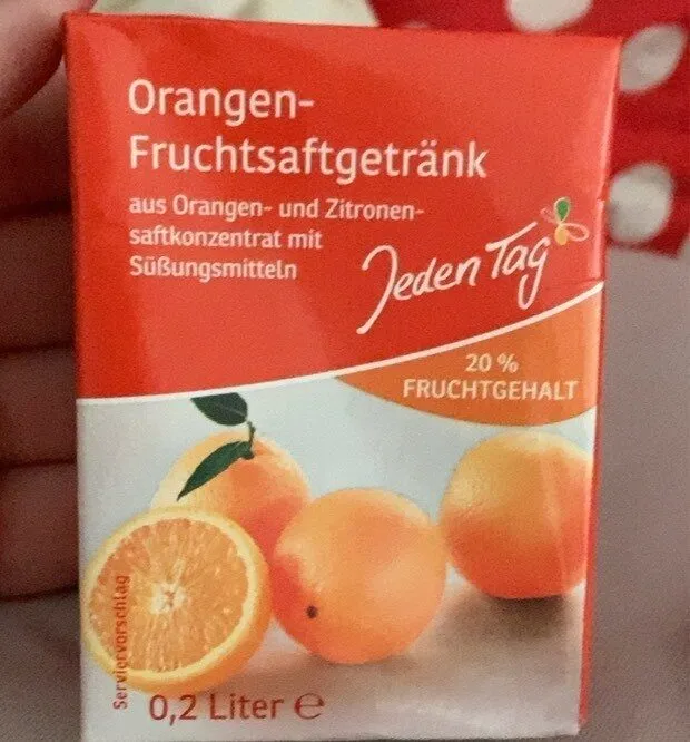 Orangen Fruchtsaftgetränk