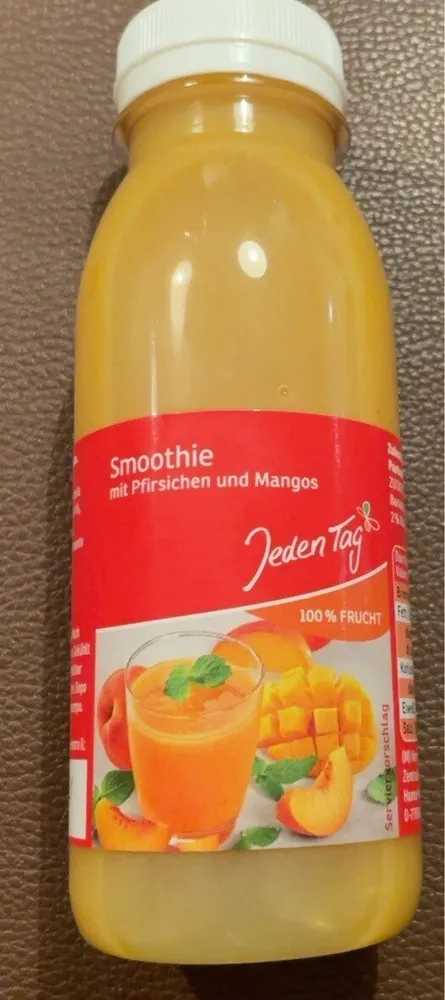 Smoothie mit Pfirsich und Mangos