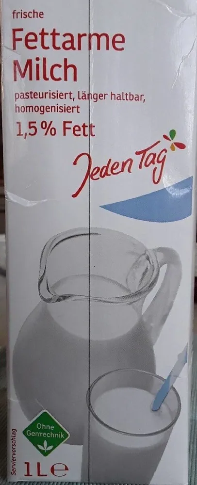Fettarme Milch Jeden Tag