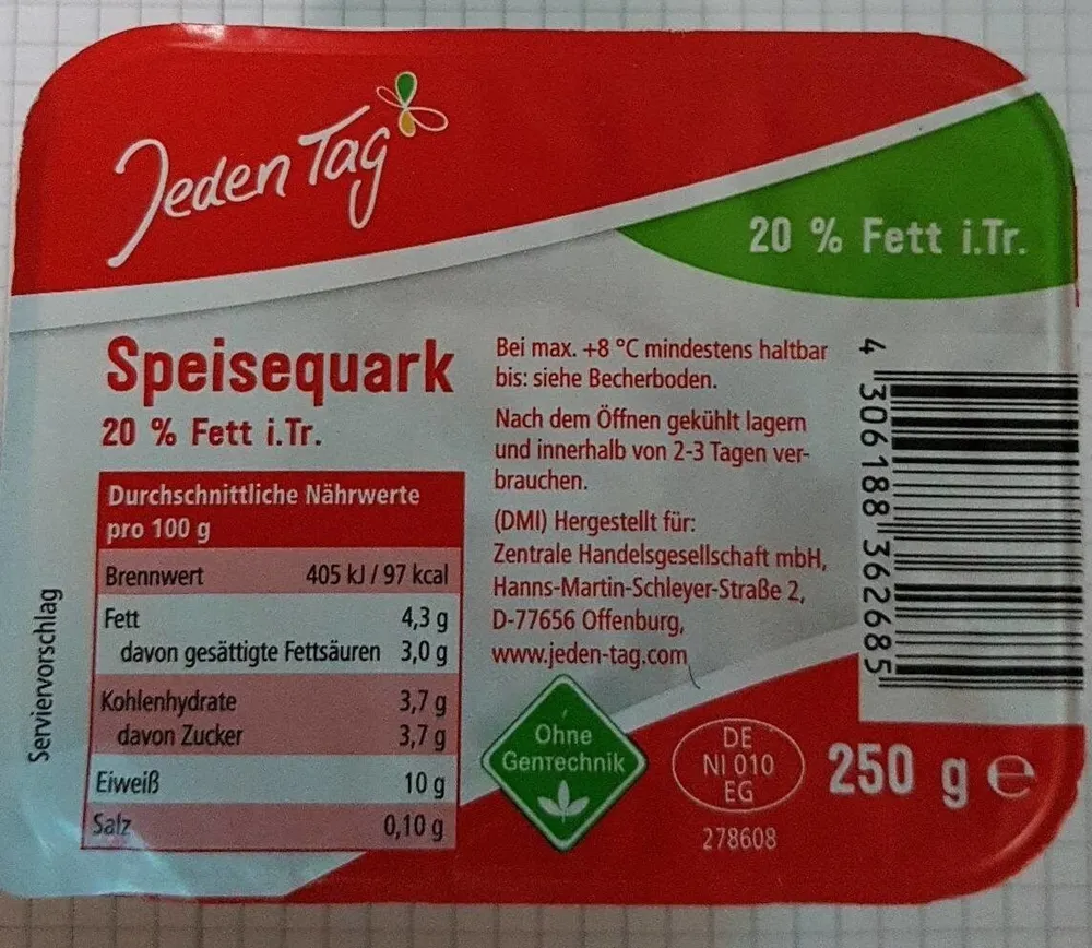 Speisequark