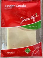 Gouda geschnitten