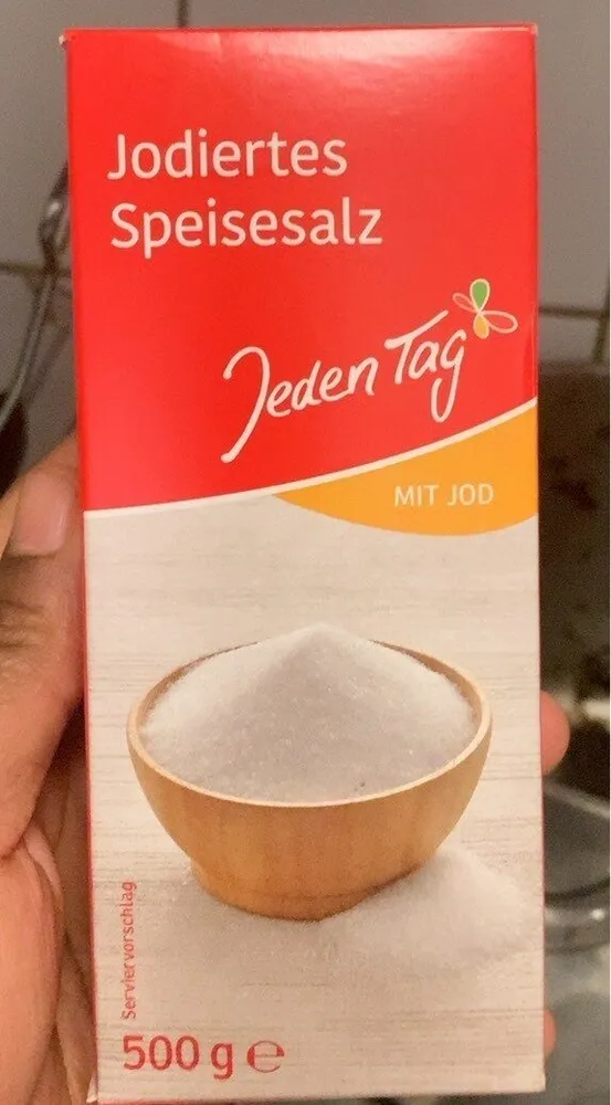 Jodiertes Speisesalz