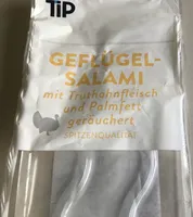 Geflügel-Salami mit Truthahnfleisch und Palmfett geräuchert