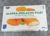 Alaska-Seelachs-Filet mit Käse-Kräuter-Füllung